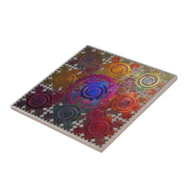 Placas de Cerâmica Coloridas e Circulares para Fog