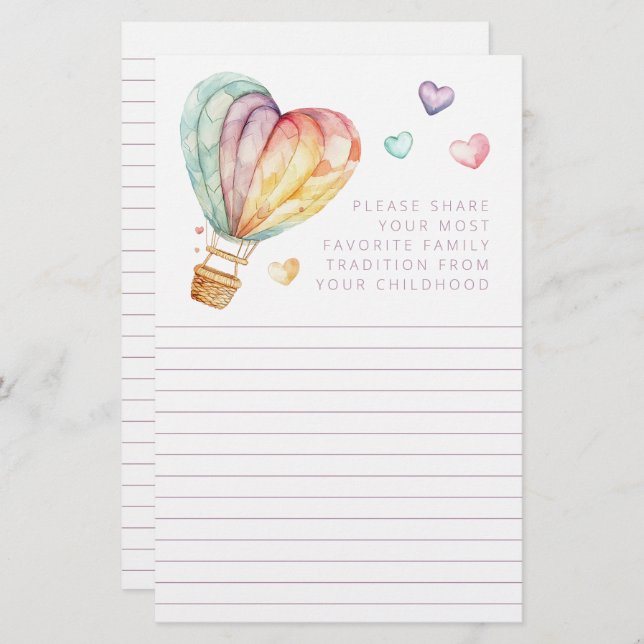 Placas de Chá de Tradição Familiar Favoritas (Frente/Verso)