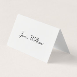 Placas de configuração de espaço dobradas em branc