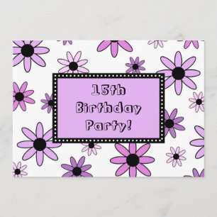Placas de Convite de aniversário 15