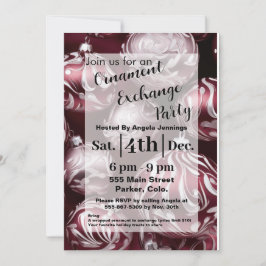 Placas de Convite de festas do Enfeites de natal v