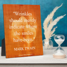 Citação de Aniversário de Mark Twain Com Corações