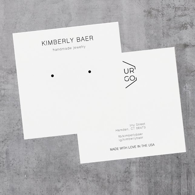 Placas de exibição com mínimo preto e branco (Criador carregado)