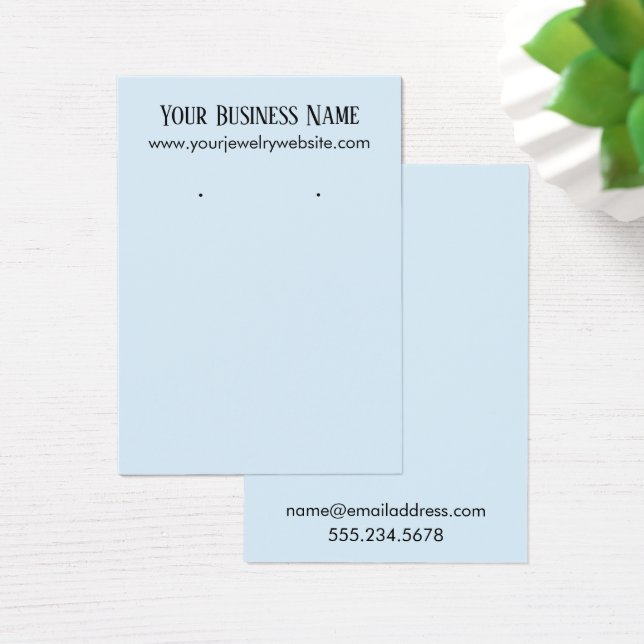 Placas de exibição com o Holar Azul Claro Simples (Mesa)