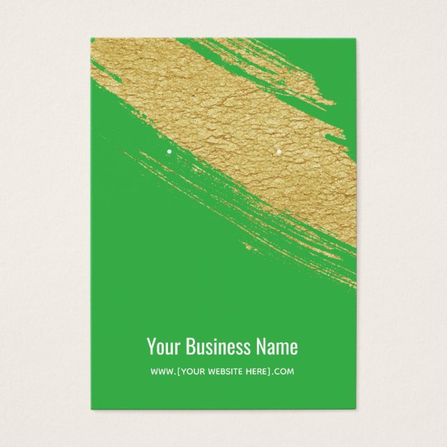 Placas de exibição de Dourado Verde (Frente)