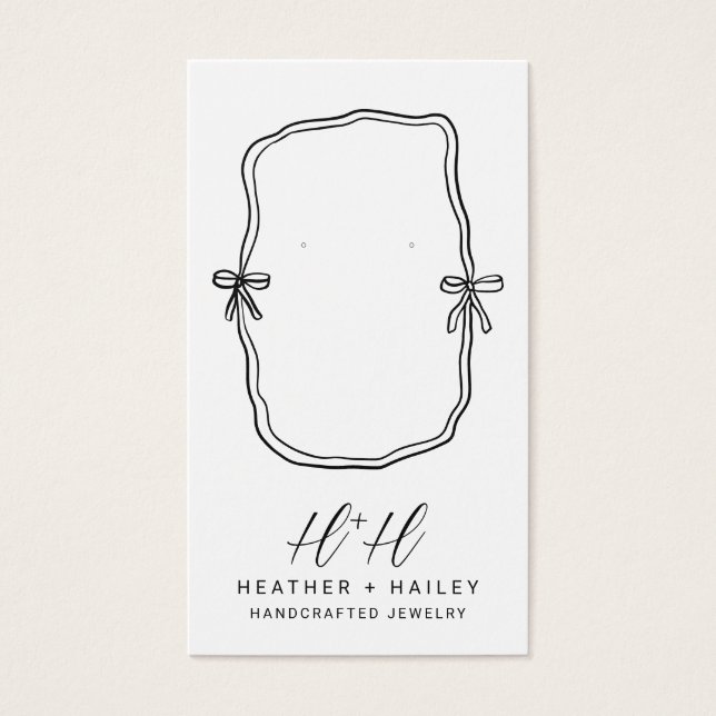 Placas de exibição de joias artesanais com fita br (Frente)