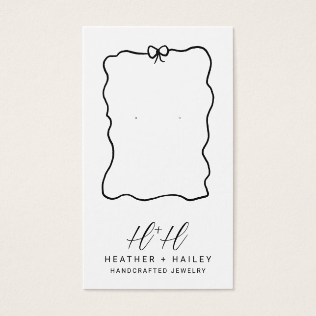 Placas de exibição de joias artesanais com fita br (Frente)