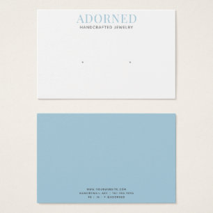 Placas de Exibição de Joias Azul-Chic Moderno