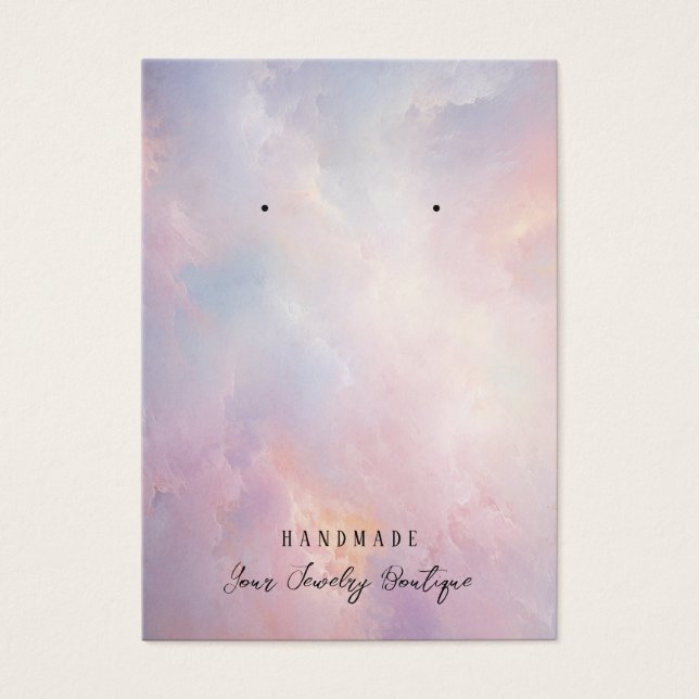 Placas de exibição de joias com nuvens de Abstrato (Frente)