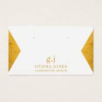 Placas de exibição de malhas brancas e Douradas el