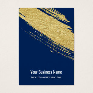 Placas de exibição de Pincel Dourado Azul Meia-n