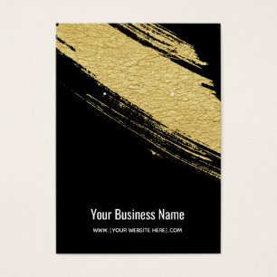 Placas de exibição de Pincel Dourado preto