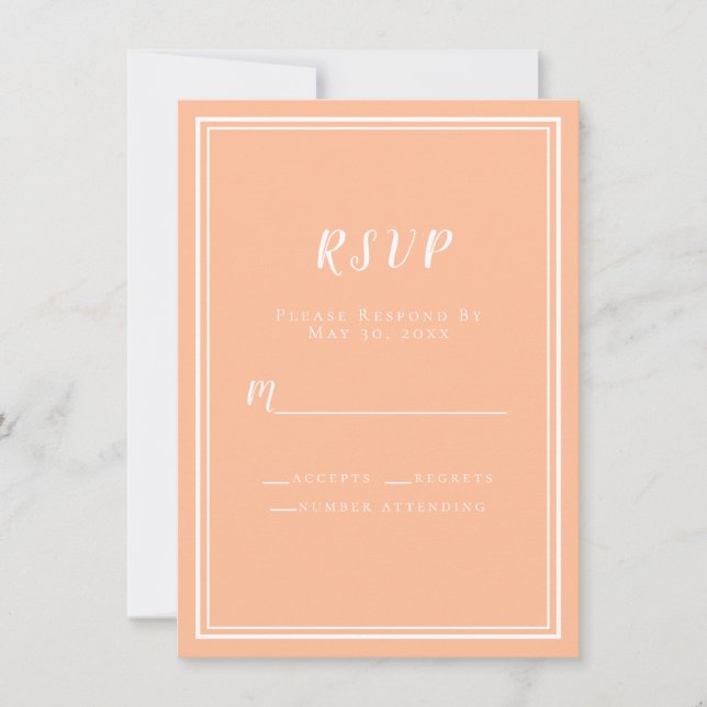 Placas de gabinete RSVP Moderno de Peach de Casame (Frente)