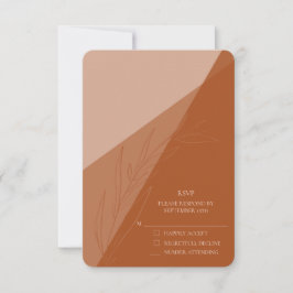 Placas de gabinete RSVP Terra Cotta de Casamento M