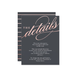 Placas de inserção de script Dourado com Rosa mode