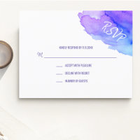 Placas de inserção RSVP Azul Roxo de Cor da Água M
