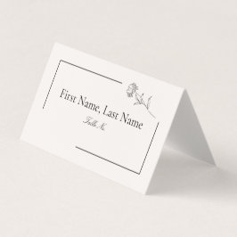 Placas de Mesa Florais Modernas