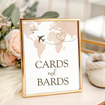 Placas de Mesa Presentes Cartões de Mapa Mundial d