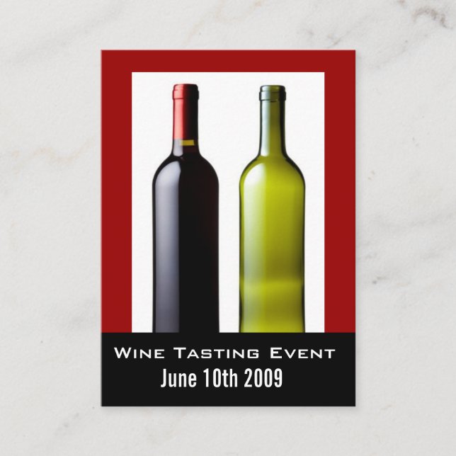 Placas de Mini Convite para Evento de Provando de  (Frente)