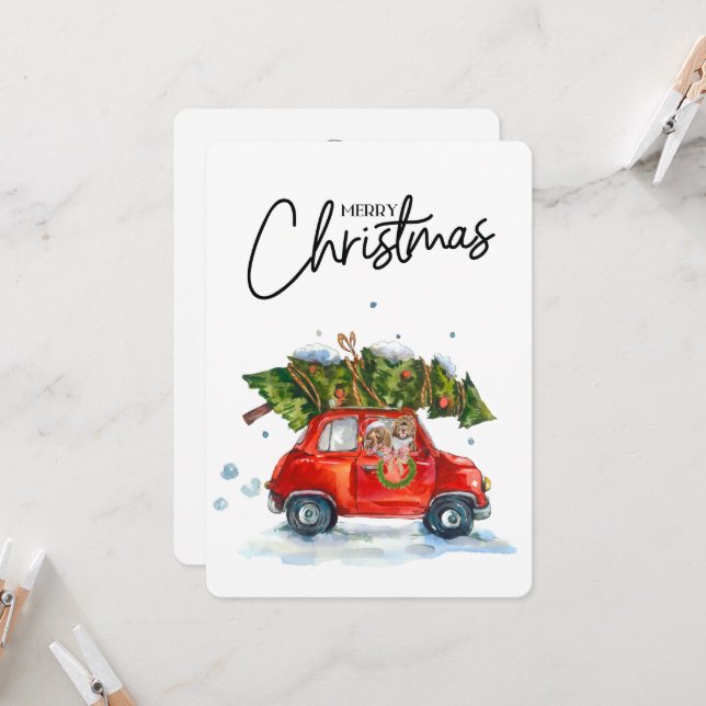 Placas de Natal com árvore (Frente/Verso In Situ)