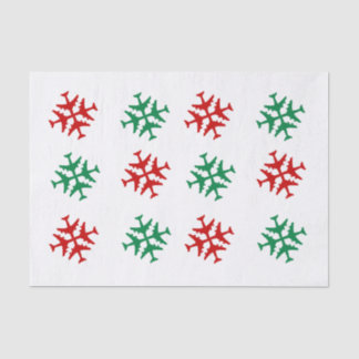 Placas de neve em papel