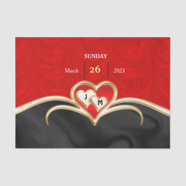 Placas De Papel De Casamento (Frente )