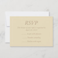 Placas de resposta, RSVP ou resposta de eventos Be