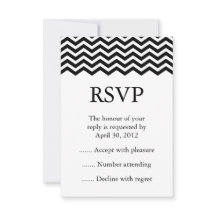 Placas de resposta, RSVP ou resposta de eventos em