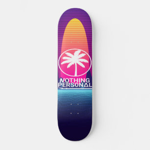 Placas de skate Vaporwave Sunset
