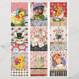 Placas de soquete de páscoa Páscoas placas ATC