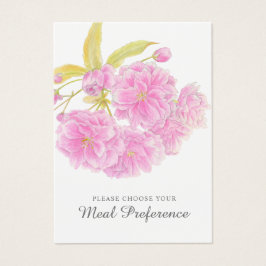 Placas florais cor-de-rosa com preferência de refe