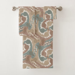 Placas giratórias 6 Conjunto de toalhas da Banheir