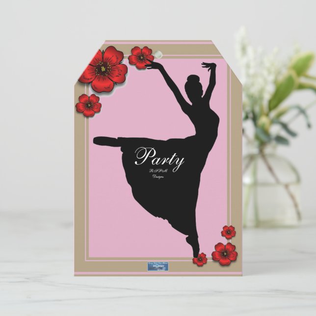 Placas planas 6 Lilac(BalletFlowers)SDCescartazes  (Em pé/Frente)