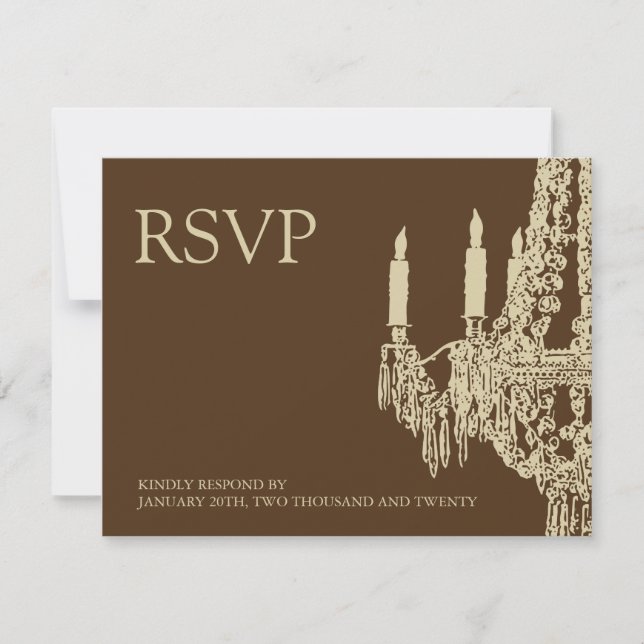 Placas RSVP Chandelier (Frente)