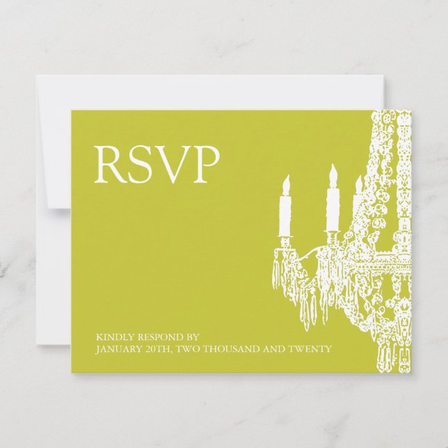 Placas RSVP Chandelier (Frente)
