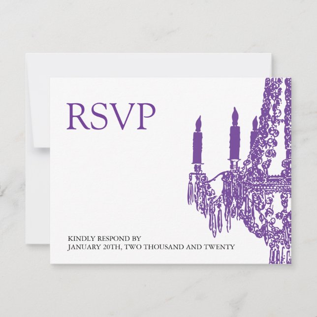 Placas RSVP Chandelier (Frente)