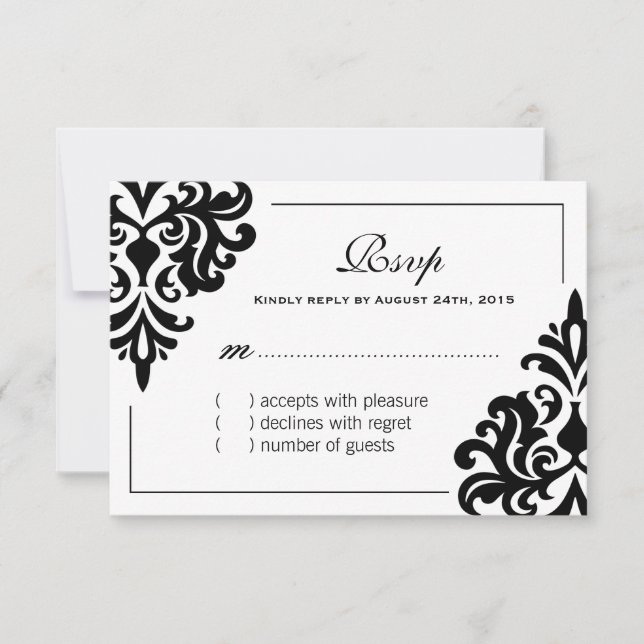 Placas RSVP Colunas e Brancas (Frente)