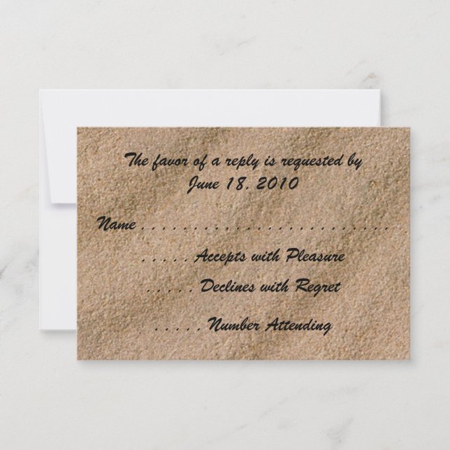 Placas RSVP da Serenity Beach (Frente)