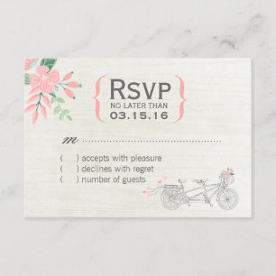 Placas RSVP de Bike de Tandem