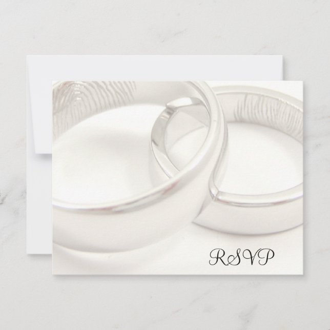 Placas RSVP de Casamento (Frente)
