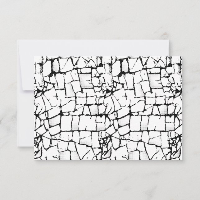 Placas RSVP de Casamento (Frente)