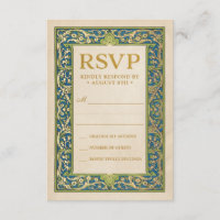 Placas RSVP de Casamento | Coleção de Jardins Ilum
