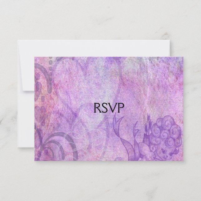 Placas RSVP de Casamento Cupido (Frente)