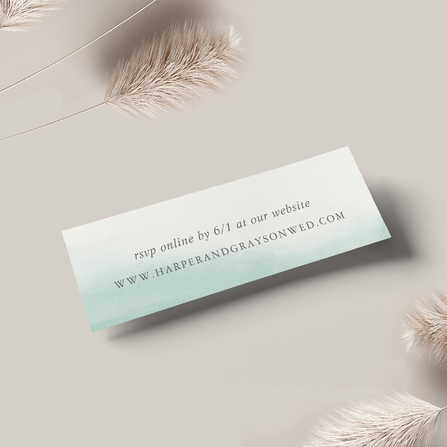 Placas RSVP de Casamento do Site do Seaglass Tides (Criador carregado)