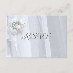 Placas RSVP de Casamento, Lace Vintage