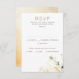 Placas RSVP de Casamento outono Terrestre