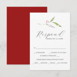 Placas RSVP de Casamento Personalizado para Botâni