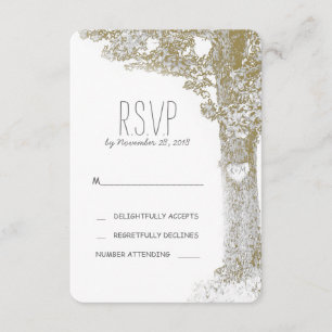 Placas RSVP de casamento românticas russas