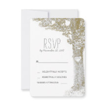 Placas RSVP de casamento românticas russas