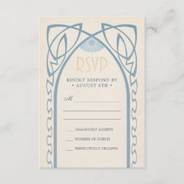 Placas RSVP de Casamento | Vintage Nouveau